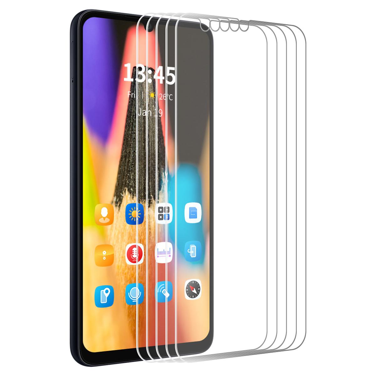 

ENKAY HAT PRINCE 5Pcs For Samsung Galaxy A06 4G/A06 5G Screen Protector 9H Hardness Protective Film Type A