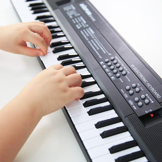 61 Keys Keyboard Piano Mini Keys Dual Power Supply Convenient Independent Sound