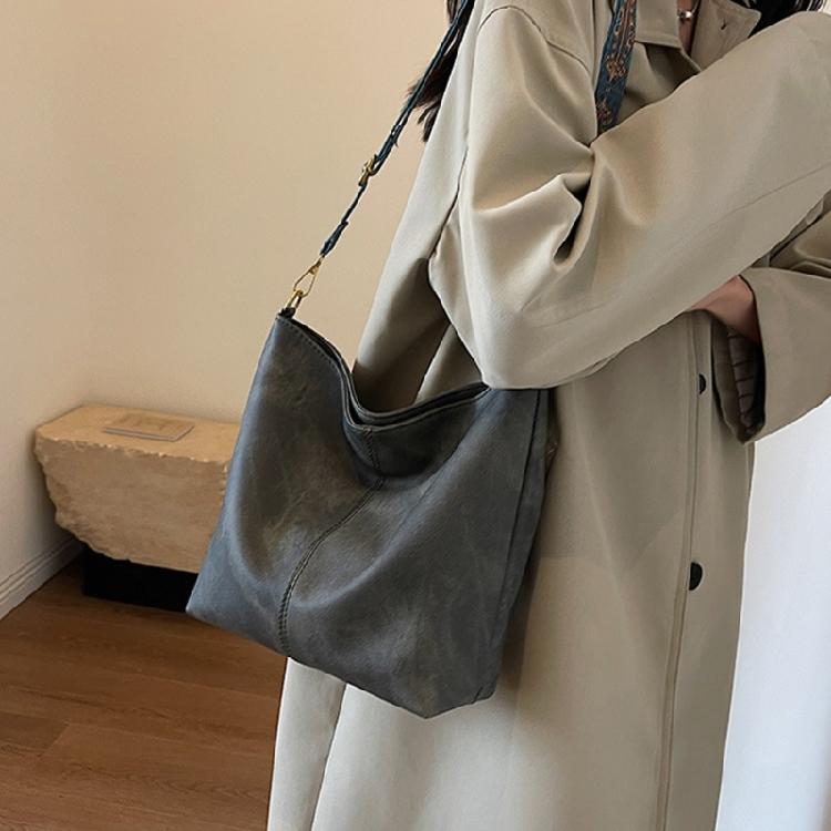 2023 NEW Vintage Shoulder Bag Casual Crossbody Bag for Women Girl Bucket Bag