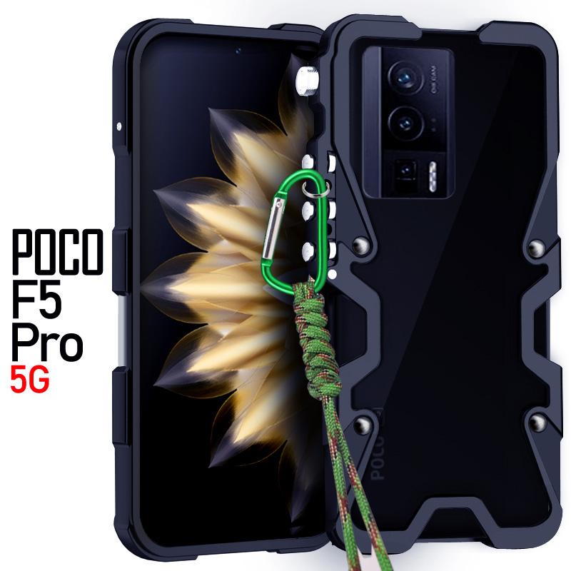 Luxury Sports Metal Aluminum Bumper Armor Case for Xiaomi Poco X7 X6 X5 F7 F6 F5 M6 Pro F7 Pro Ultra X6 Neo Shockproof Back Case