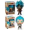 Hochwertige Pop Blue Goku Vegeta Figur mit atemberaubendem rosa Haar und klassischem Design