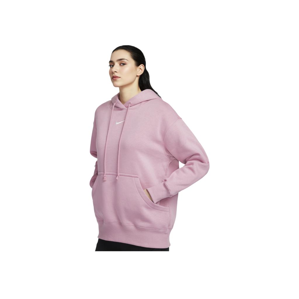 Nike Pullover Comfortable Skin-Friendly Hooded Long Sleeve Sweatshirt Women Sweatshirt Pink DQ5861699