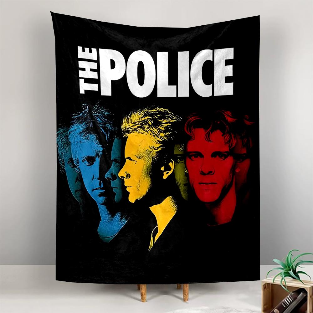 The Police Band Colorful Portrait Design Patterned tapestry for bedroom and living room home decor