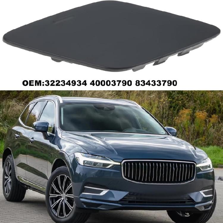 40003790 32234934 Contoured Front Bumper Cover Panel, Molded Tow Hook Opening Replacement with Retention Feature to Restore a Clean, Finished Vehicle