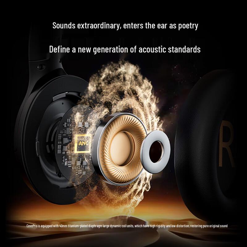 SoundPEATS Cove Pro Noise-Cancelling Bluetooth Headset