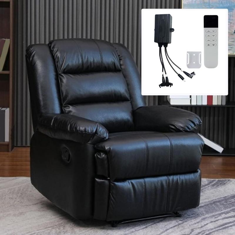 Cordless  Recliner Hand Control with 2.4G RF Signal & Easy Installation Remote Controllers for Single Motor Furniture