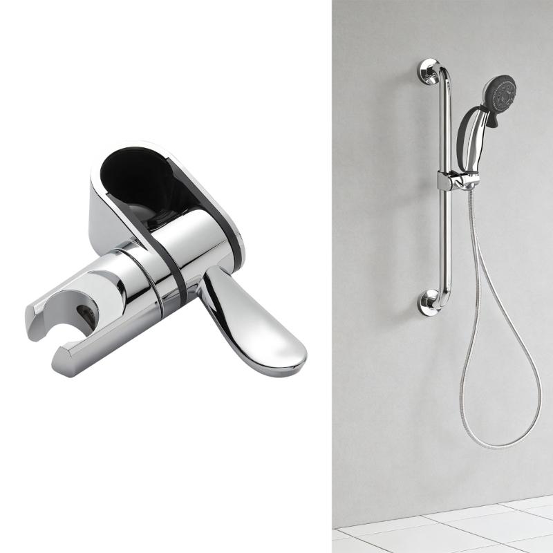 Adjustable Shower Head Holder With 360 Degree Rotating Universal Shower Grab Bar Head Holder Easy Installation