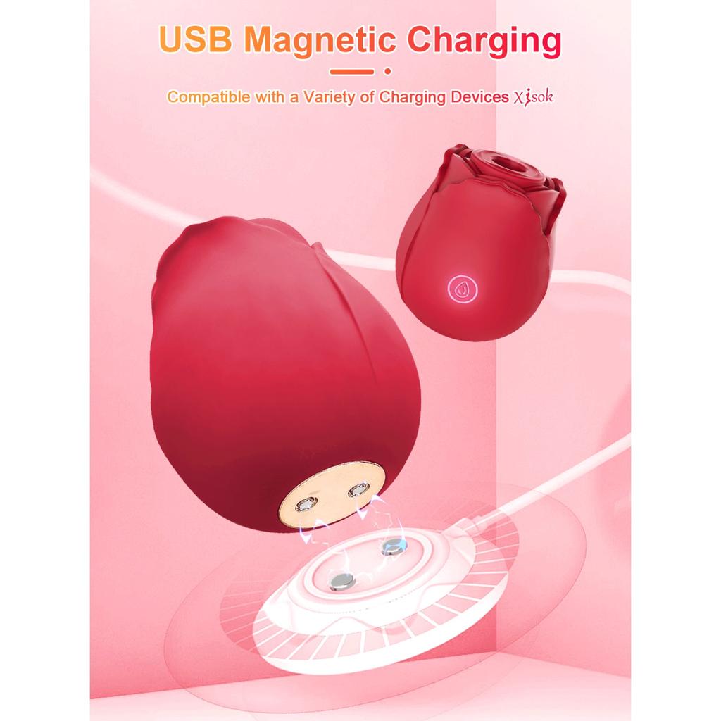 Rose Sex Toys For Woman,Rose Sucking Virbrator For Women,Clit Sucker Clitoral Stimulator For Women