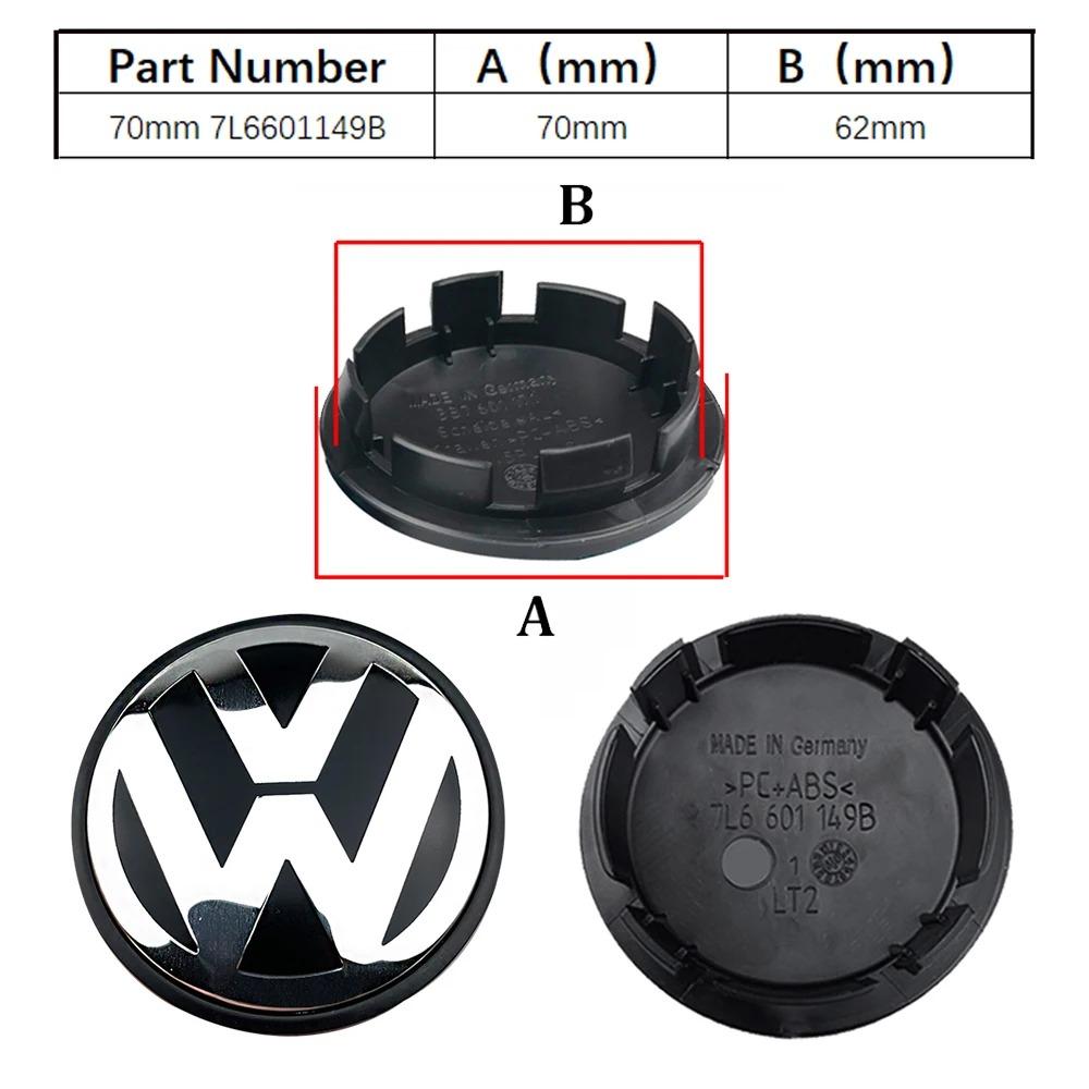 rsq1 Car Wheel Center Hub Caps Cover 4pcs 55mm 56mm 65mm 70mm for VW Volkswagen Golf Polo Passat Touran CC B5 B6 B7 Jetta accessories