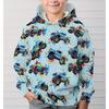 Autumn Comfortable Sports Leisure Long Sleeved Pullover Hooded Sweatshirt Children Creativity Fun Series Pattern Loose Versatile Pocketless 3d Hoodies