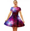Summer Dress Casual Sleeveless Vest Cotton Skating Vest Short Medium and Long Dress