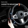 Car Anti Slip Decoration Leather Steering Wheel Covers Interior Accessories For Mitsubishi Outlander Lancer Eclipse Mirage