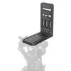 L Shaped Camera Cheese Plate with 1 4  and 3 8  Threaded Holes Extension Switching Mounting Plate for DSLR Camera