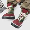 39-45 Stivali da Uomo di Alta Qualità Stivali con Plateau alla Moda Tendenza Scarpe da Uomo High Top Versatili Scarpe da Uomo con Suola Spessa Stile Tooling Botas