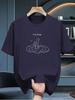 2026 Summer Bestselling Street Casual Fashion Soft and Breathable Simple Patterned Printed Unisexs Pure Cotton TShirt