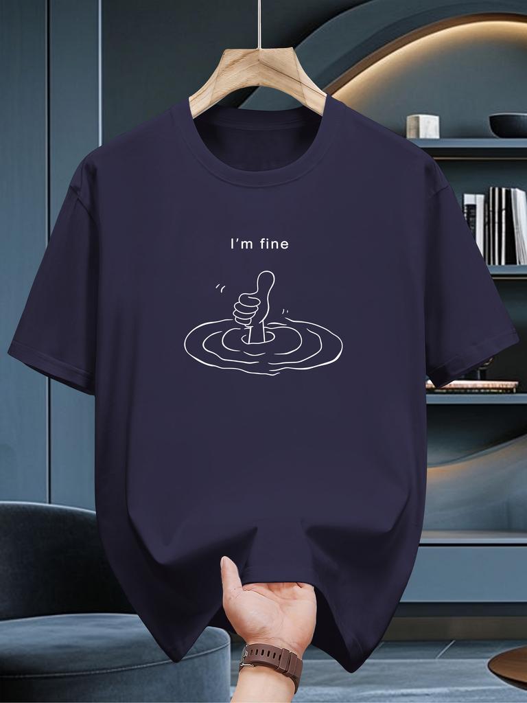 2026 Summer Bestselling Street Casual Fashion Soft and Breathable Simple Patterned Printed Unisexs Pure Cotton TShirt