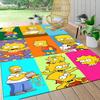 Simpsons Family Portraits Carpet Rug Soft Washable Antislip Home Living Room Sofa Mats Personalized Christmas Rug