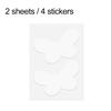 Elf Ear Stickers Butterfly-Shaped Reusable Invisible Ear Lobe Correction Patch Silicone Waterproof Tape for Ear Support Patch