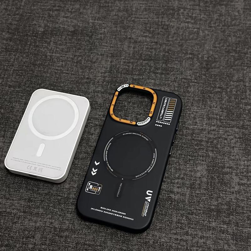 Matte Magnetic Phone Case for iPhone 16 Pro 15 13 14 Pro Max Magsafe Wireless Charge Frosted Back Metal Lens Frame Buttons Cover
