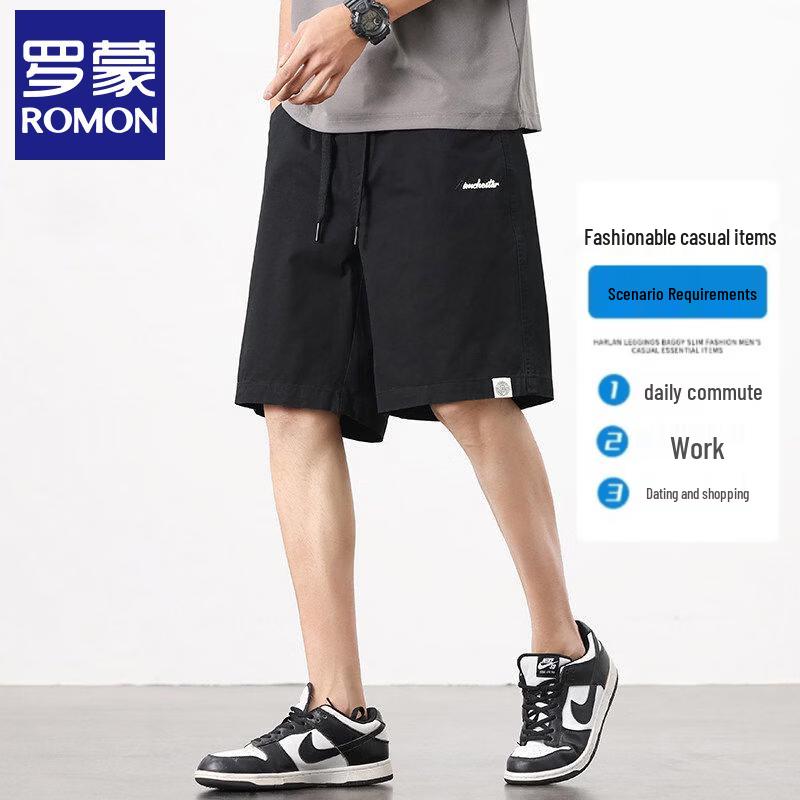 Romon Men s Loose-Fit Cotton Cargo Shorts XL