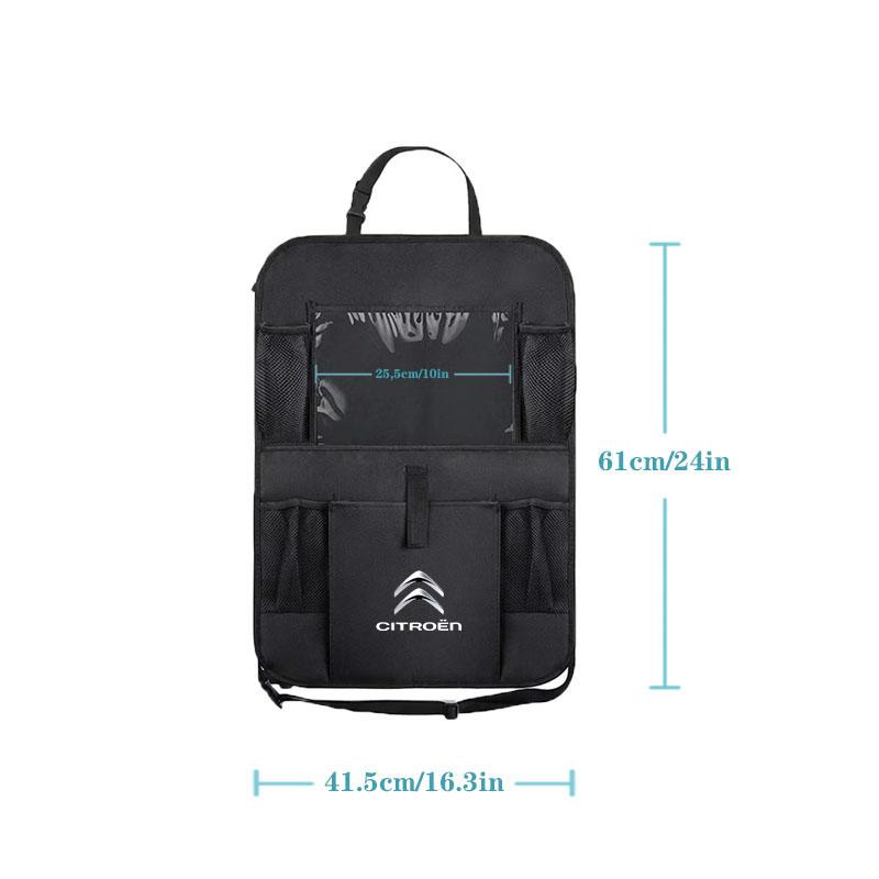 Verbesserte 6-Taschen-Autositz-Rückenlehnen-Aufbewahrungstasche Auto-Organizer für Citroen C1 C2 C4 C5 C3 C4L C8 Berlingo Xsara Picasso Zubehör