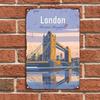 Ho Chi Minh City Vietnam Travel Metal Tin Sign, 20x30 cm Wall Decor for Room