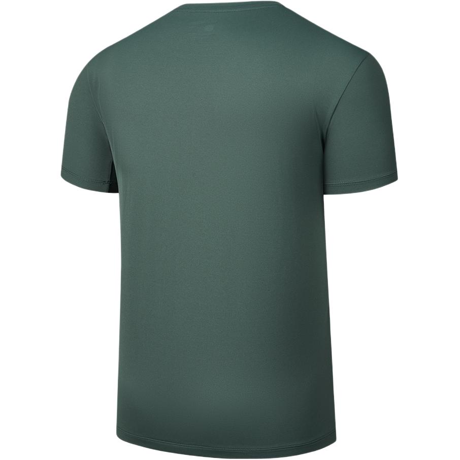 SAUCONY Running Training Series Round Neck Fashion Soft Versatile Short Sleeve T-Shirt Unisex Tops Peacock-Green SA2259ST03T-GE171