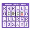 Huaqianguhh Mahjong Practice Board with RLO Charleston Guide & 24 Slots, 3D Printed Solo Trainer, American Strategy Aid for Home Learning Beginners
