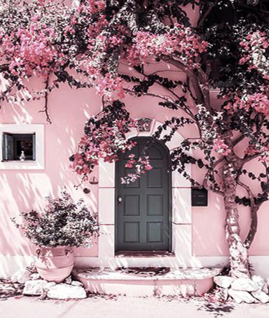 RUOPOTY Painting By Numbers Candy House Wall Art Hand Painted Unique Gift Picture By Number Scenery Decoration