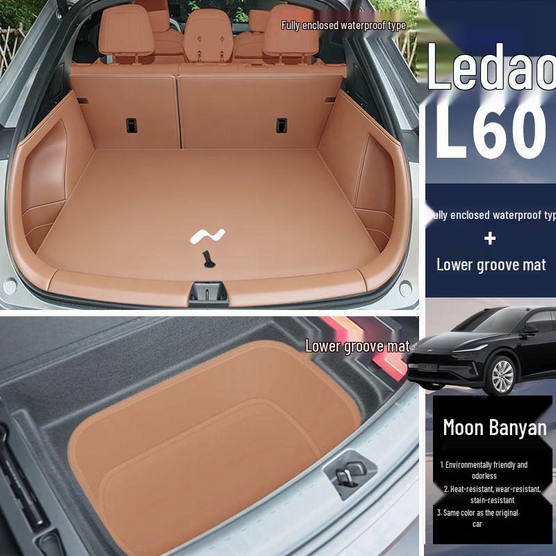 26 New Lixiang L60 Trunk and Bumper Mat - Car Interior Accessories LeDao L60 [2026 New]