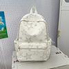 Schoolbag Korean Version Ins Cartoon Star Backpack Bag Women's Large Capacity Versatile Student Schoolbag Fashion Leisure Commuter Backpack
