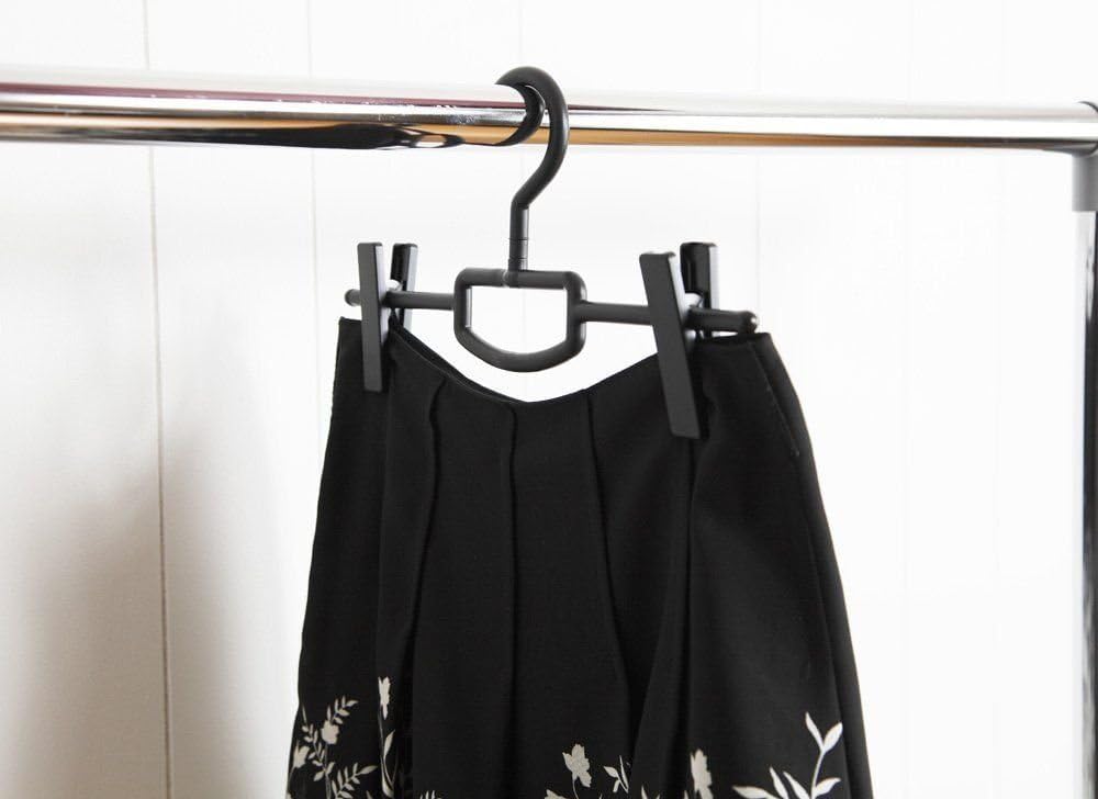 Shinko Hanger Reverse Clip Bar Clothes Hangers X 5 Made In Suitable for Hanging Bath and Durable and Prevents Clothes from Losing Their Ideal for