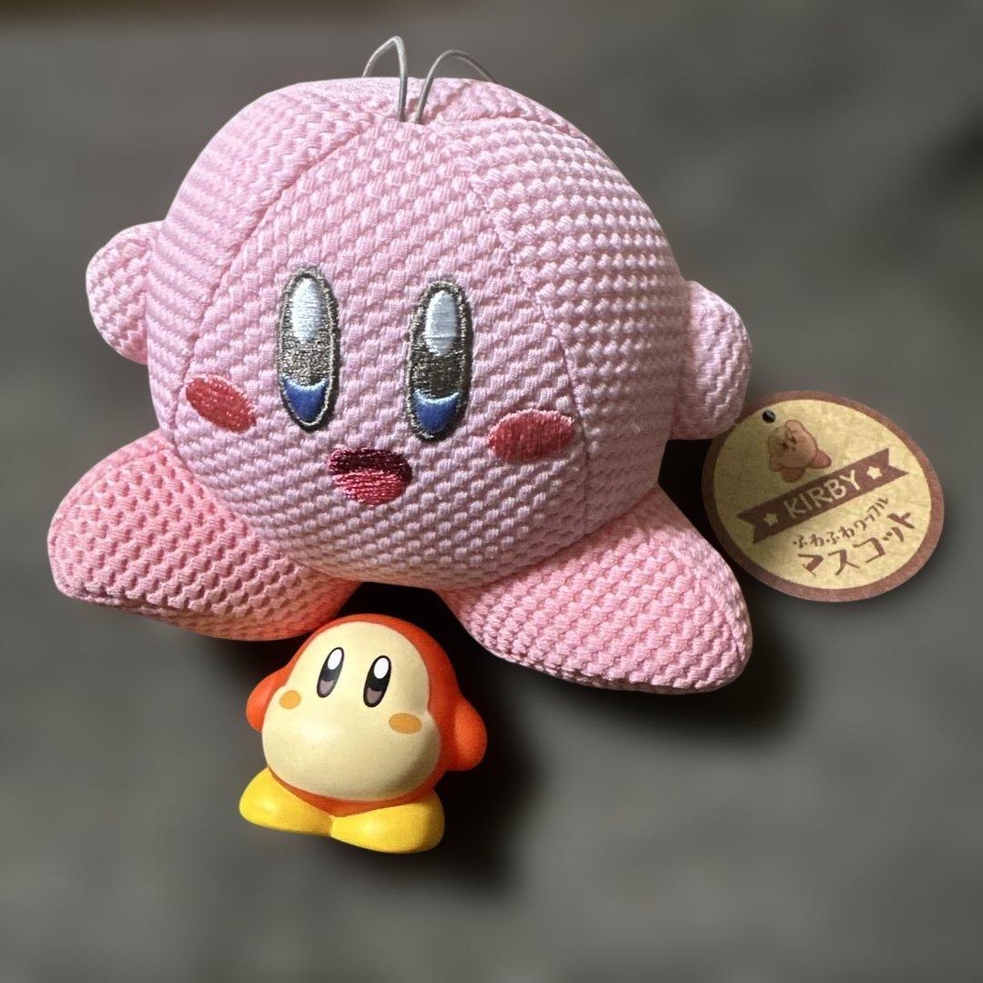 Kirby s Dream Land Fluffy Waffle Mascot Plush Toy Waddle Dee Finger Puppet Bonus