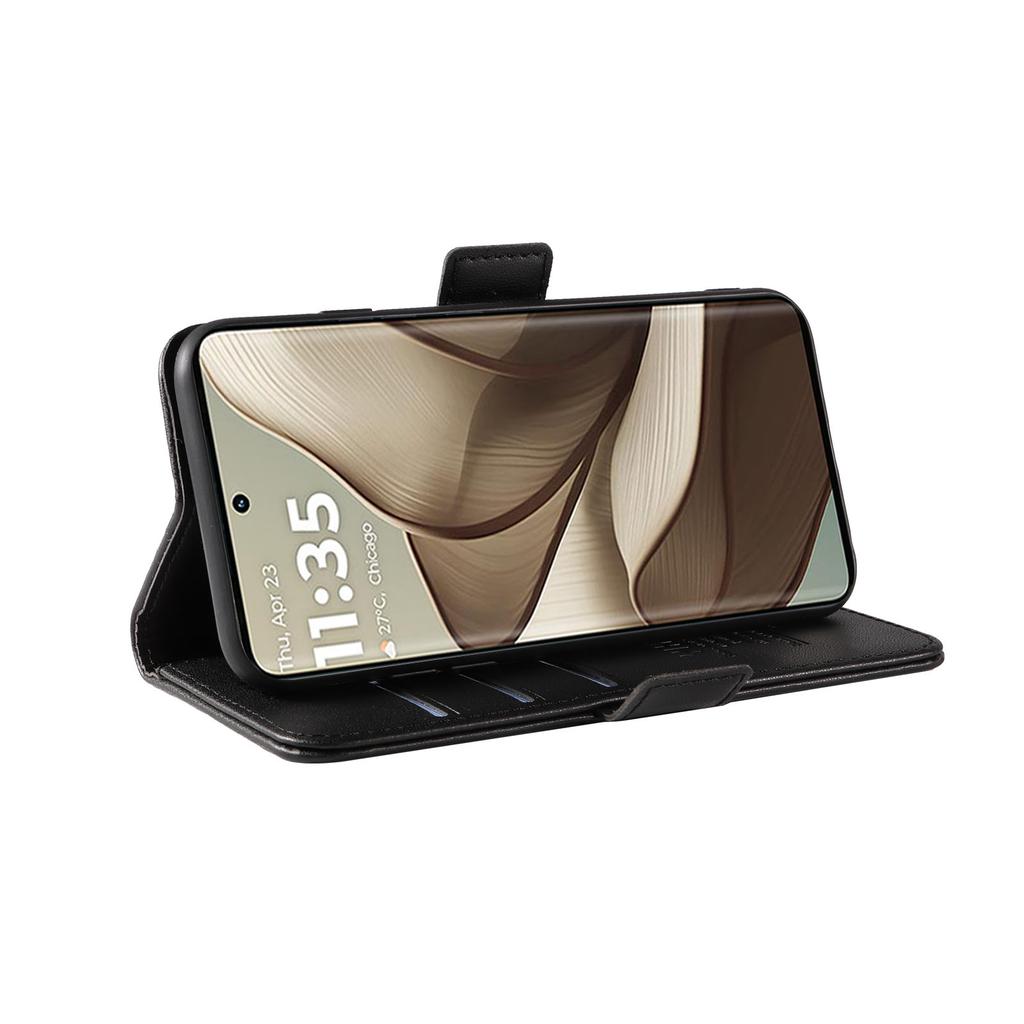 YIKATU YK-003 For Motorola Edge 50 5G Case Wallet Stand Leather Phone Cover Side Buckle