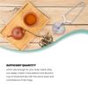 6Pcs Tea Infuser Loose Leaf Tea Snap Ball Tea Strainer Spoon Stainless Steel Tea Filter Steeper With Handle-B61B