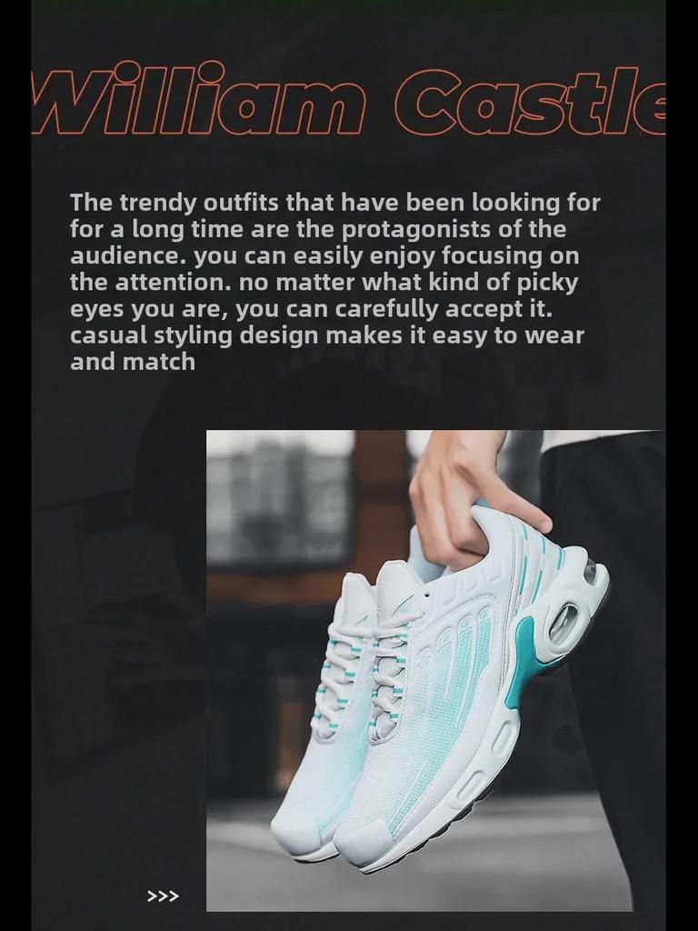 2025 Spring Collection: Air Cushion Sports Shoes - Trendy, Plus Size, Unisex Casual & Running Shoes