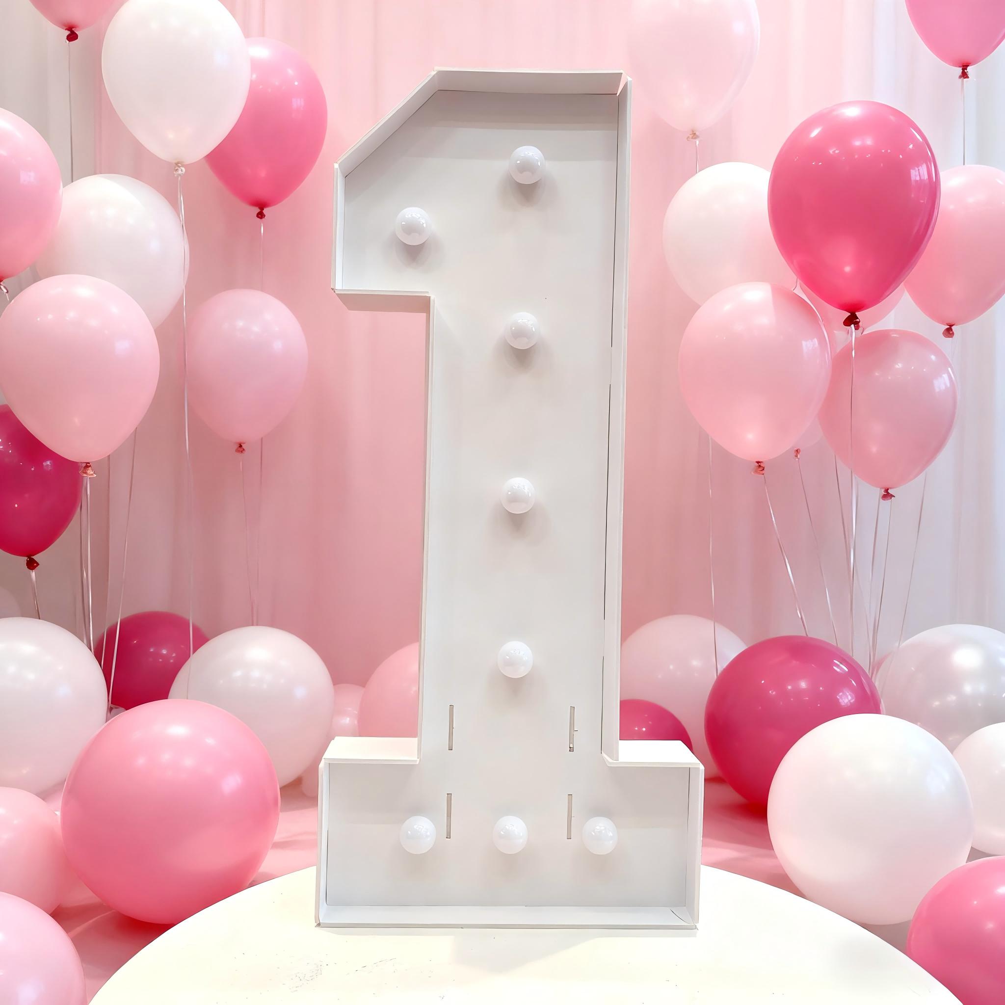 

1Pc 73cm Marquee Numbers for Birthday Party Decoration,Light up Numbers,fit for Anniversary Decor, with Yellow Lights Number 1