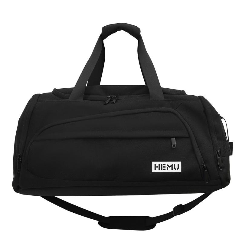 Couple Model Wet and Dry Separation Trendy and Cool Fitness Bag for Going Out for Fun Large Capacity Shoes with Silo Travel Bag for Tying Rod