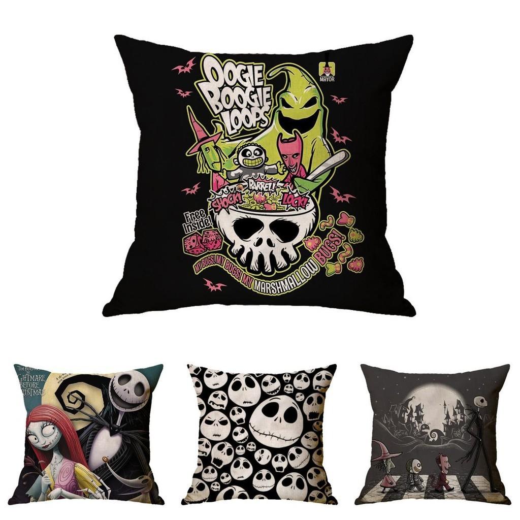 The Nightmare Before Christmas Cartoon Cushion Cover Perfect For Home Decor And Sofa