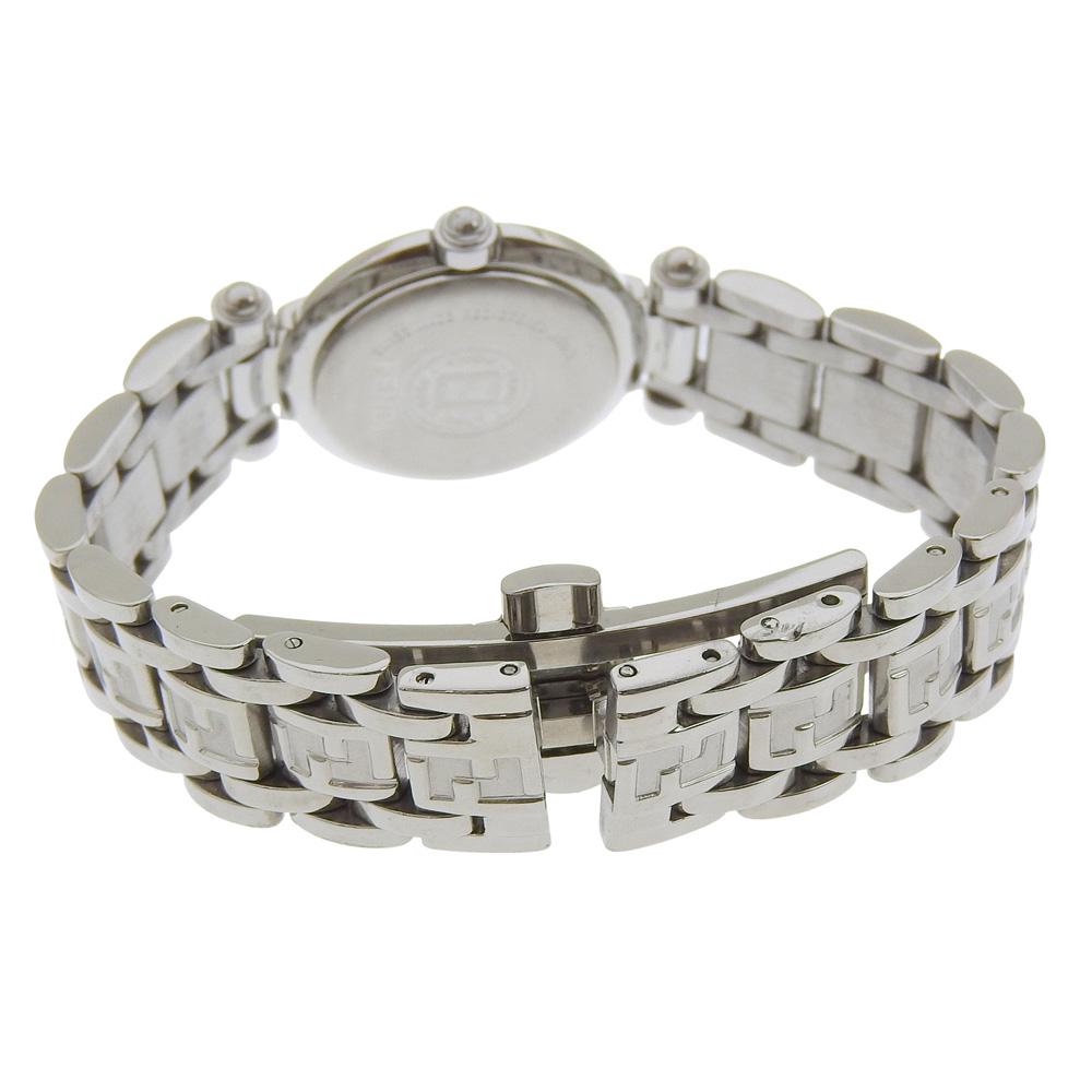 Fendi Olologi Watches 750L blackDial Stainless Steel Quartz Analog Display Women Used