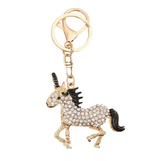 Keychain Pendant 2026 Year of Horse Mascot Good Luck Charm Key Chain Bags Backpacks Car Decoration Chinese New Year Gift
