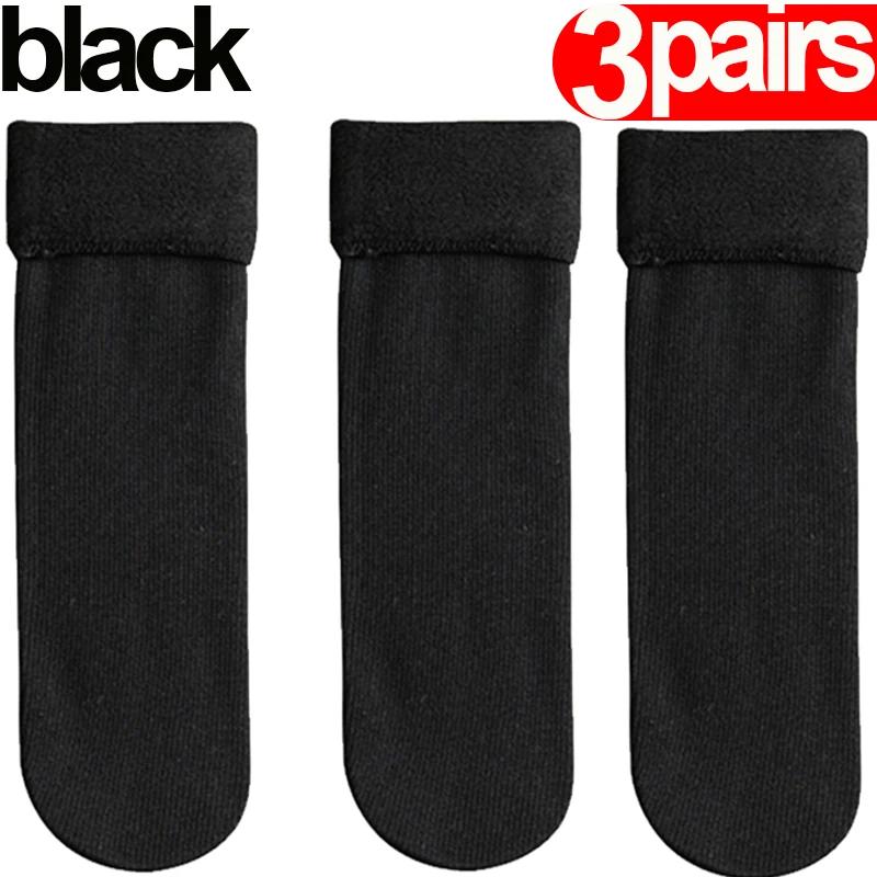 5/3/1Pairs Women Men Winter Socks Warm Thicken Thermal Snow Boots Floor Home Sleeping Socks Soft Velvet Wool Cashmere Sock