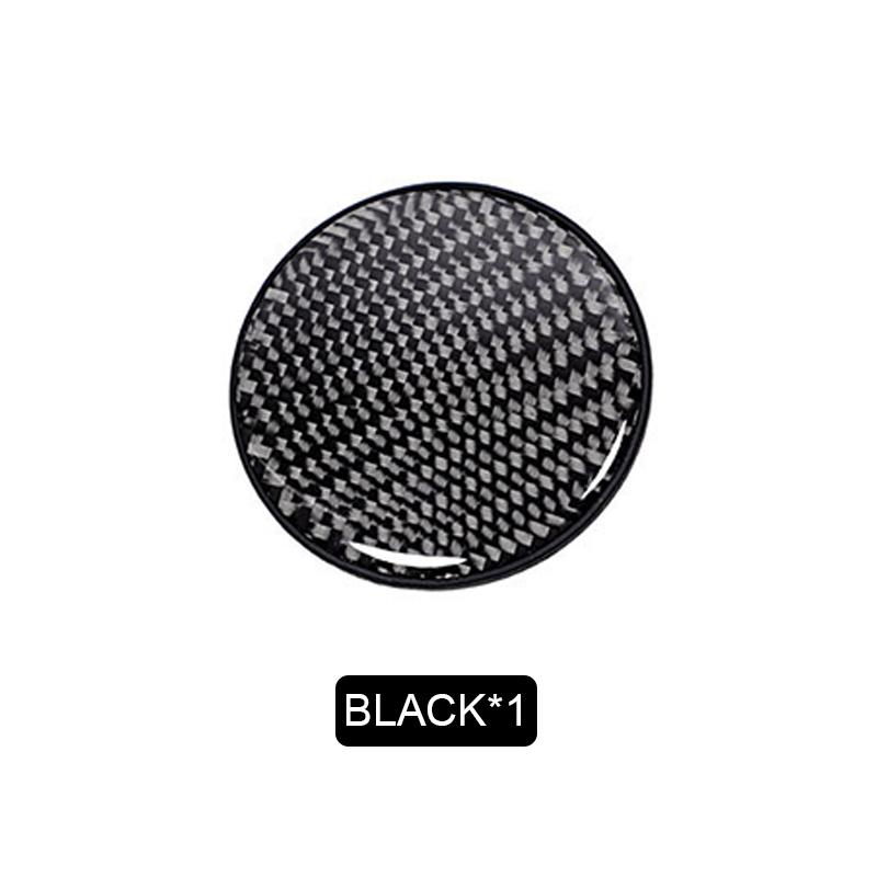 Non-slip Car Water Cup Pad Carbon Fiber Style Rubber Mat For Car Drink Coffe Bottle Holder Coaster