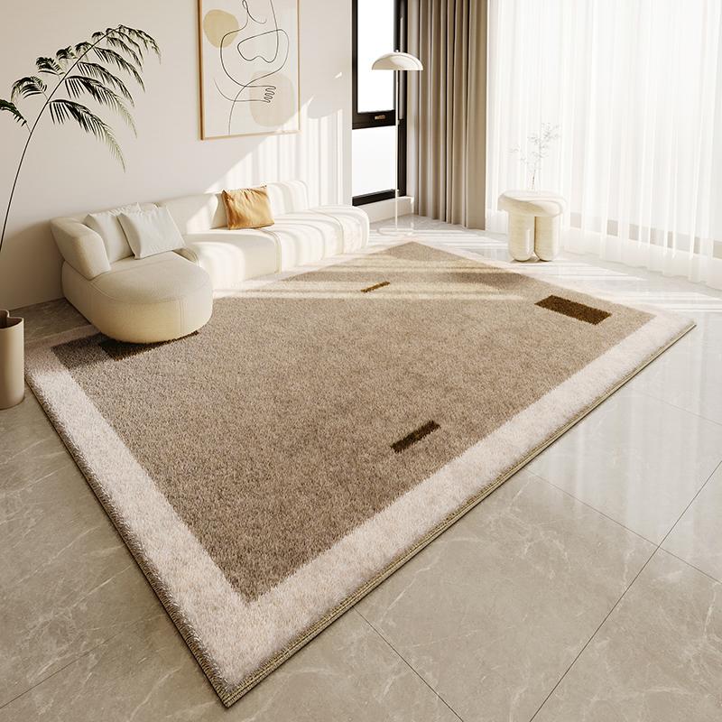 Cream Style Carpets for Living Room Light Luxury Bedroom Decor Carpet Fluffy Soft Cloakroom Plush Rug Home Washable Thicken Mat