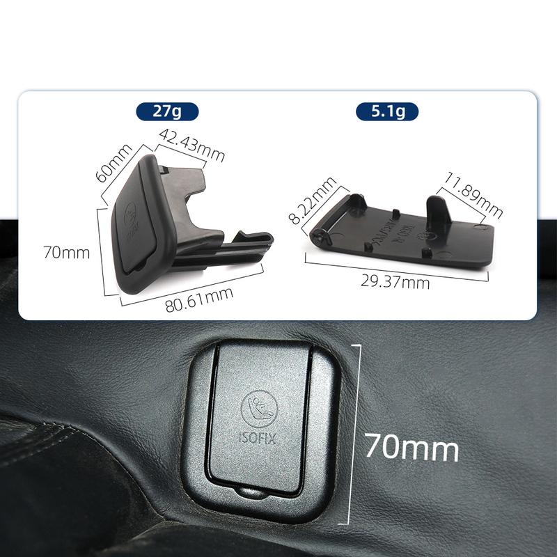 For R55 R56 R57 Car Rear Child Seat Anchor ISOFIX Cover For BMW MINI JCW F55 F56 Rear Child Seat Belt Anchor Flap ISOFix Cover
