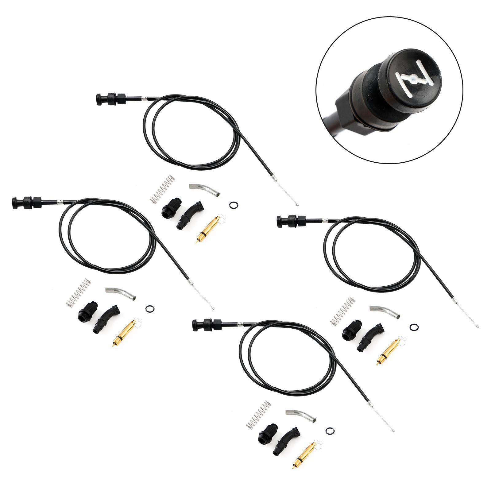 4x Carburetor Choke Cable Plunger Kit fit for Honda Rancher TRX350 FM TM 00-06