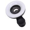 Phone Macro Lens with LED Fill Light 15X High Definition Lens for Eyelashes Jewelry Detail Photography