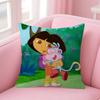 Cartoon Cute D-Dora Pillow Cover Sofa Cushion Cover Home Room Decoration Children Gift