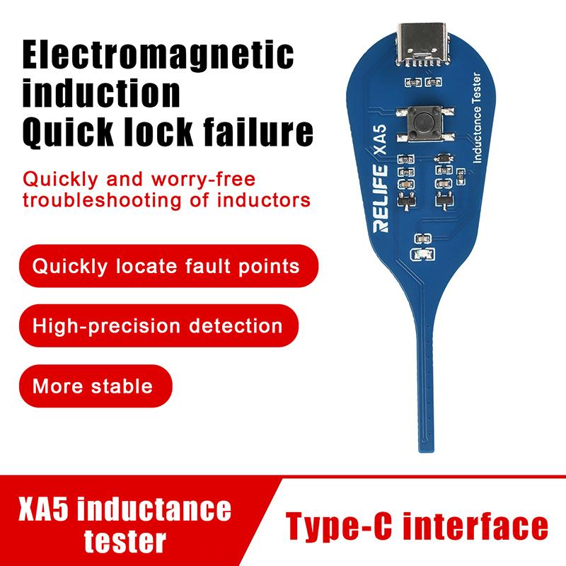 Xa5 Testador de Indutância Indução Eletromagnética Detecção de Alta Precisão Operação Fácil Estabilidade Forte Bloqueio Rápido de Falhas Tipo-C