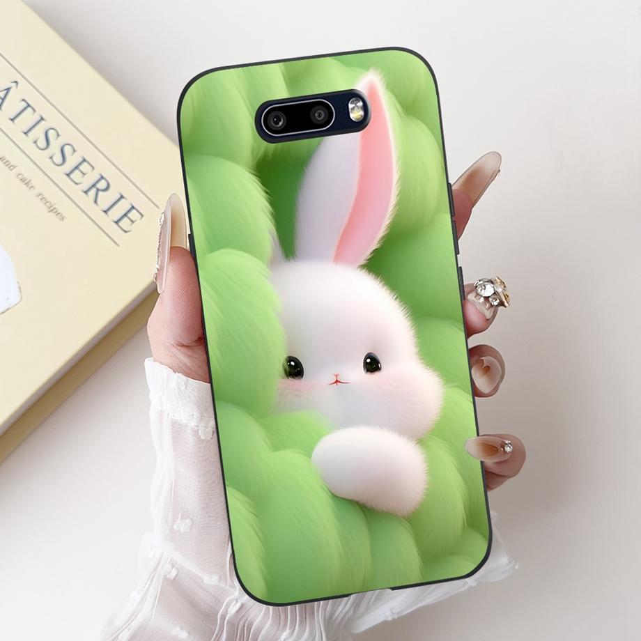 For LG V50s V50 ThinQ Phone Case LG G8X ThinQ V50 Dual Screen Back Cover Soft Silicone Fundas Lovely Panda Rabbit Flower Cartoon